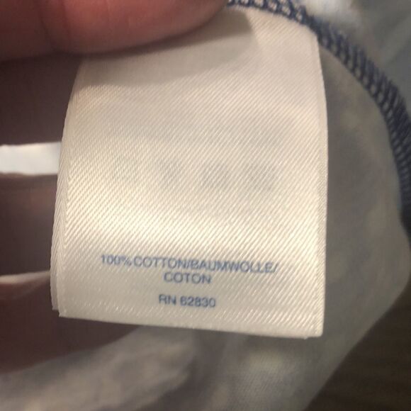 Land’s End Collared Button up All Cotton Shirt. Soft! - Picture 12 of 16